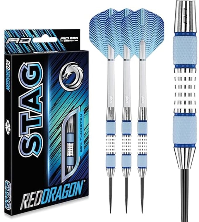 Tungsten Darts 21g tot 30g met Flights en Stems