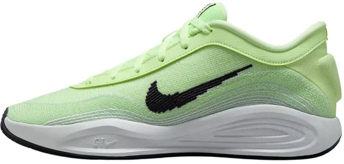 Nike g.t. Hustle academy basketbal in de kleur geel.
