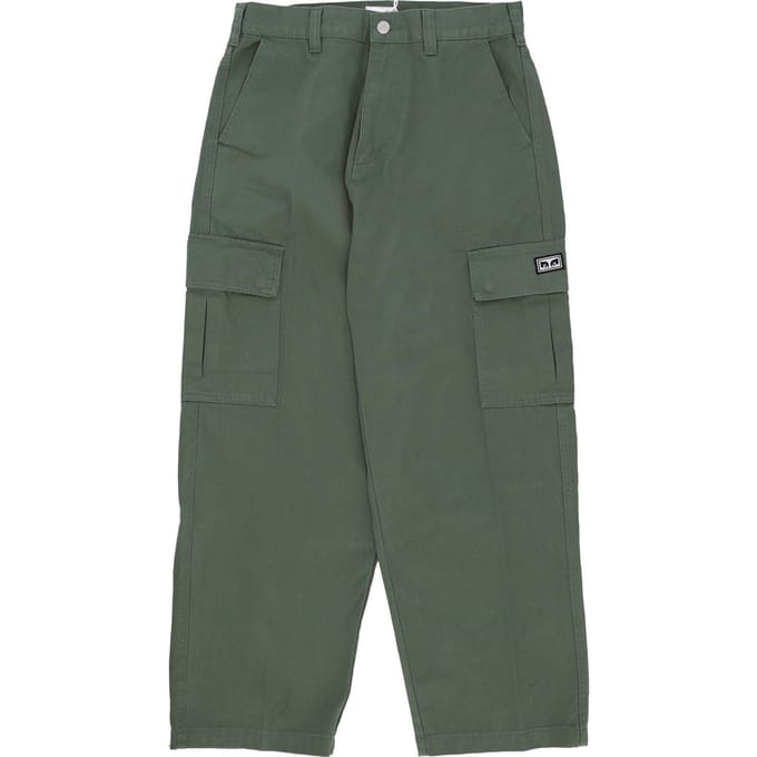 Bigwig Baggy Twill Cargo Pant Laurel Wreath Lange herenbroek