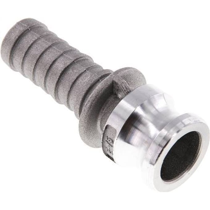 Camlock DN 20 (3/4'') Koppeling Aluminium met slangpilaar (19 mm) Type E MIL-C-27487