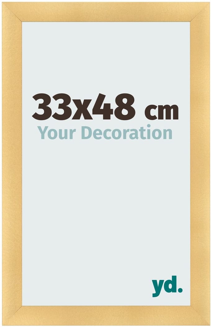 Your Decoration - Fotolijst 33x48 cm - MDF - Goud Mat - Pisa