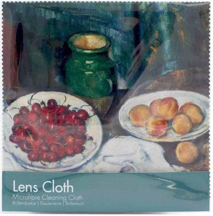 Brillendoekje Microfiber – Cézanne Stilleven met Kersen – museumwebshop.com