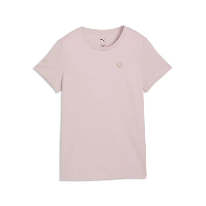 T-shirt met geborduurd embleem voor vrouwen Puma