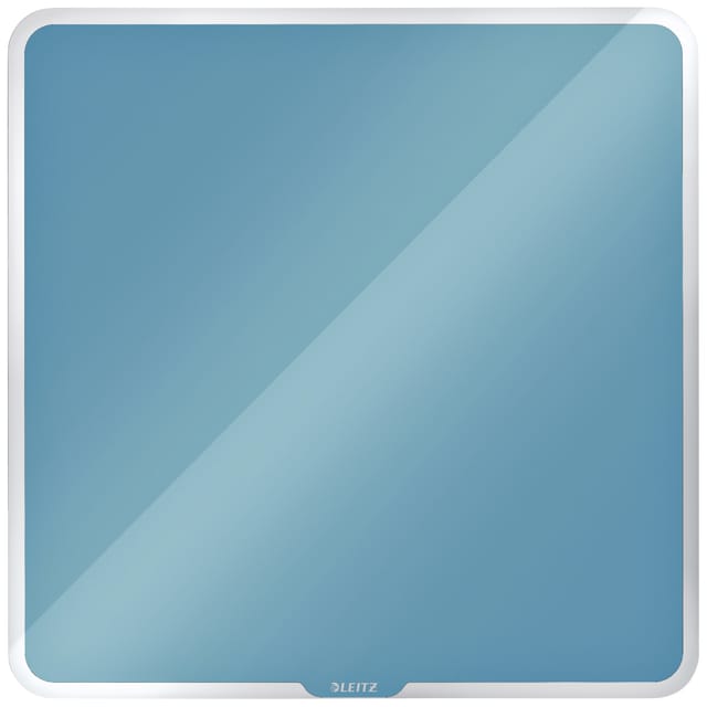 Leitz Cosy Magnetisch Glazen whiteboard, 450x450mm Sereen blauw
