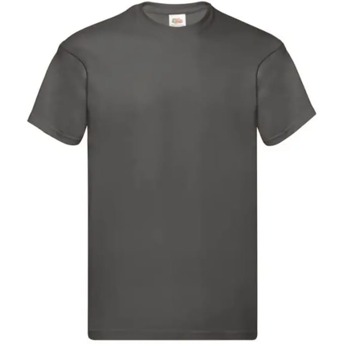 Fruit of the Loom - Original T - Light Graphite (Solid) - L