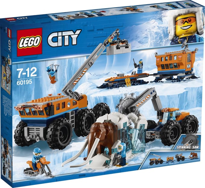 LEGO City Mobiele onderzoeksbasis op de Noordpool 60195