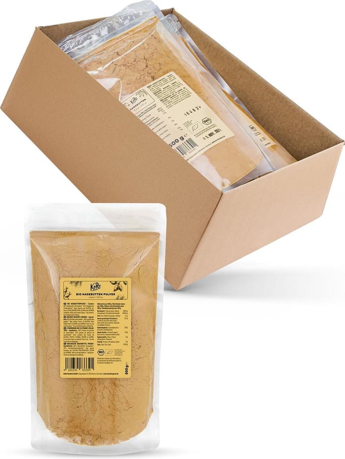 KoRo | Bio rozenbottelpoeder 4 x 500 g