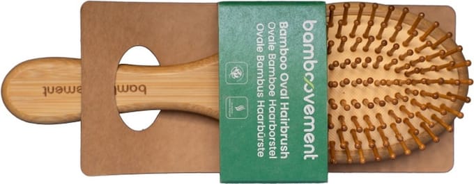 Bamboovement Ovale Haarborstel - FSC Bamboe - Vegan - Easy Untangling