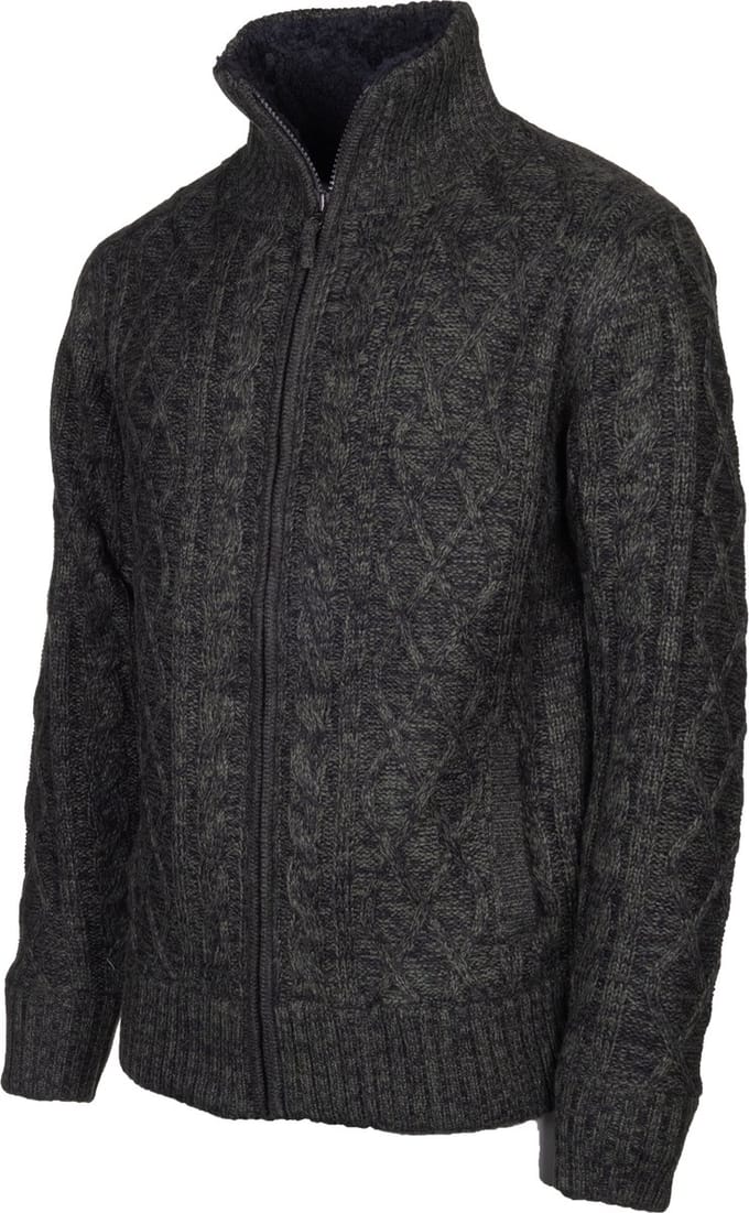 Life Line Morgan 2 Morgan Knit Full Zip Heren Groen Maat Xl
