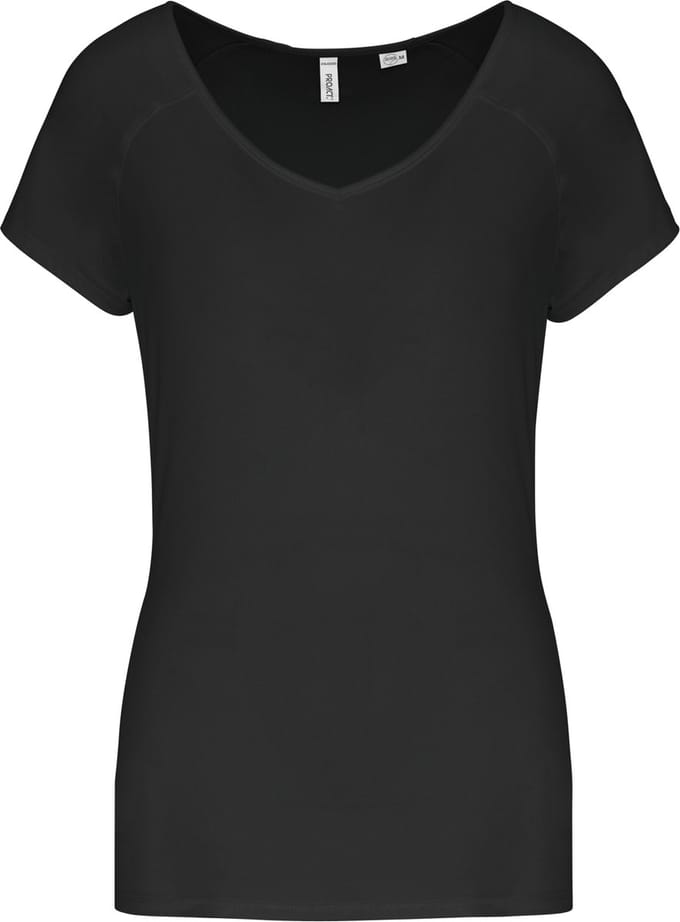PROACT® Ecologisch dames sport T-shirt PA4020 - Black - S