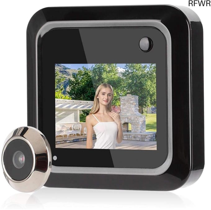 RFWR® Digitale Deur Kijker met Groothoekcamera voor Veilige Toegang