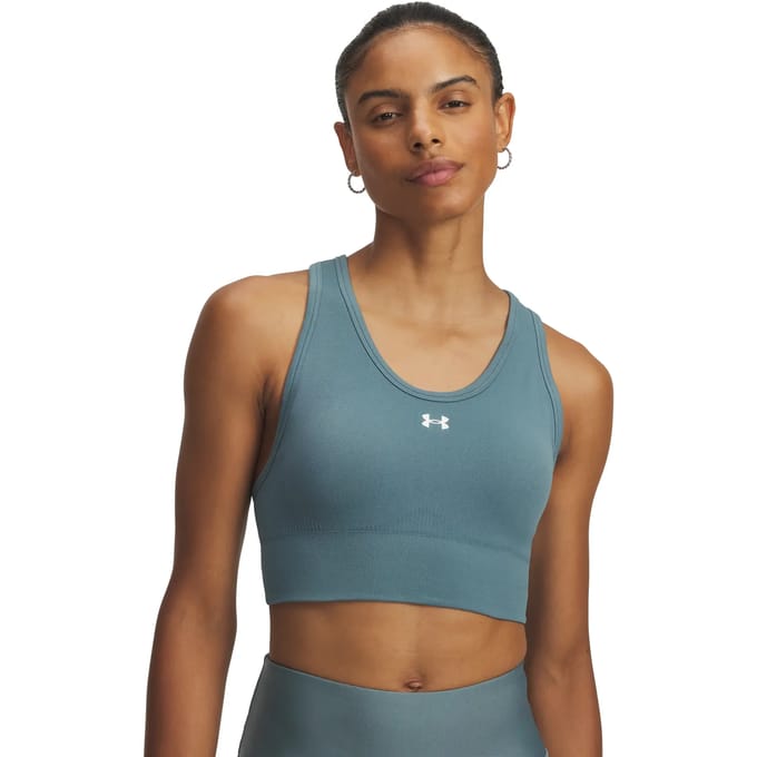 Under Armour Vanish Seamless Mid Sport-bh Dames Blauw K587