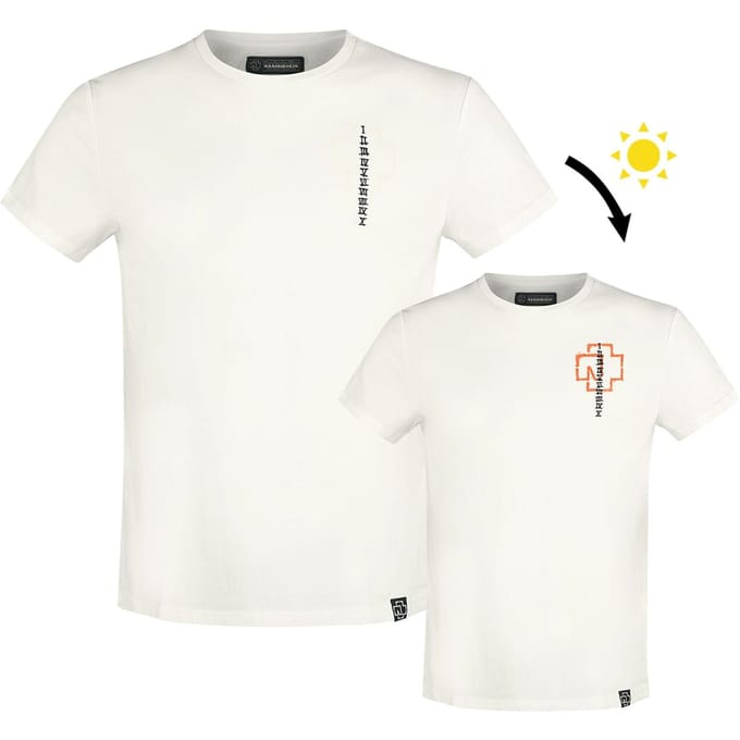 Rammstein T-shirt - Sonne - M - wit
