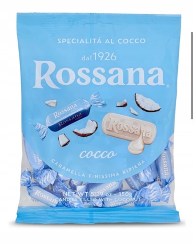 Fida Rossana Italiaanse Kokoskaramellen 175G