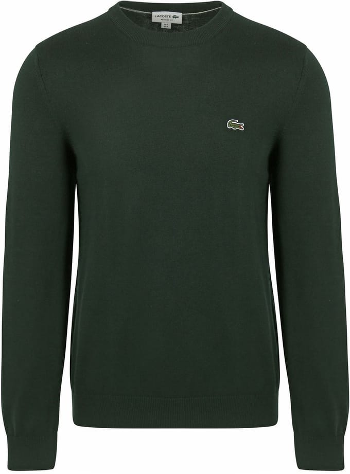 Lacoste Pullover Donkergroen - Maat 3XL - Heren - Pullovers