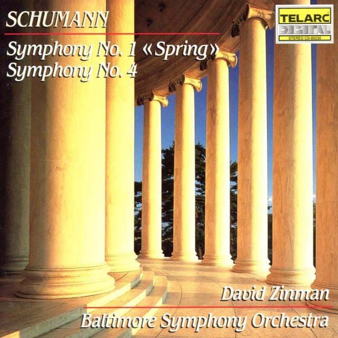 Schumann: Symphonies nos 1 & 4 / Zinman, Baltimore SO