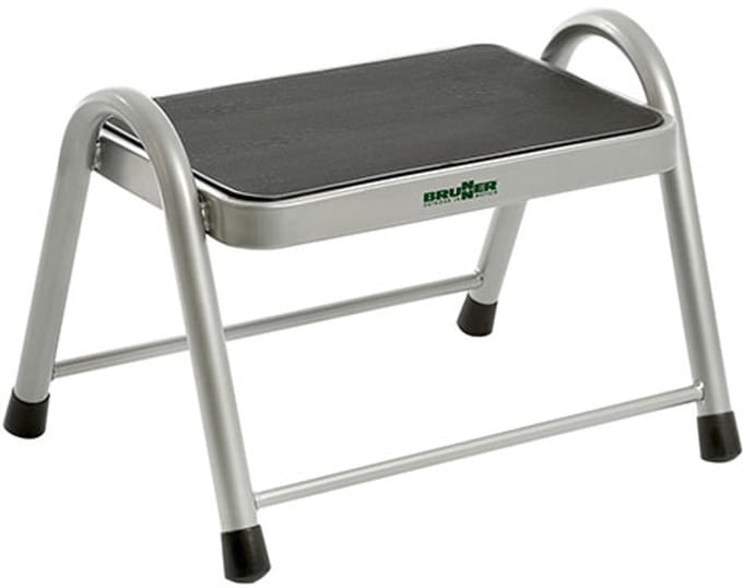 Brunner King Step - enkel opstapje grijs