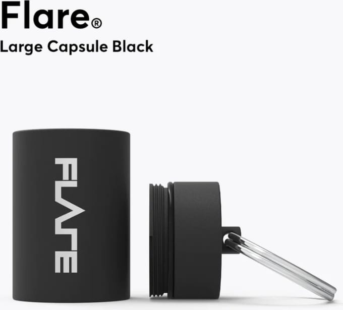 Flare Audio Large Capsule zwart