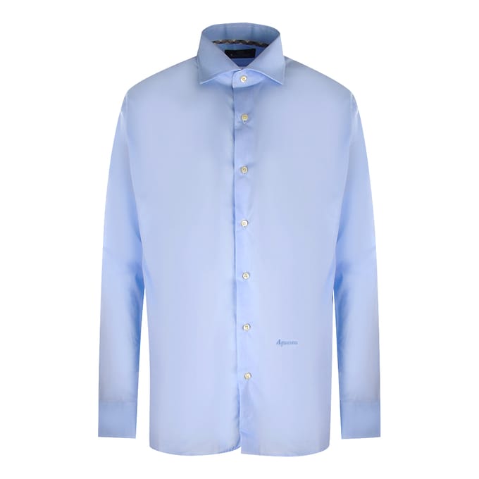 Aquascutum lichtblauw shirt met lange mouwen