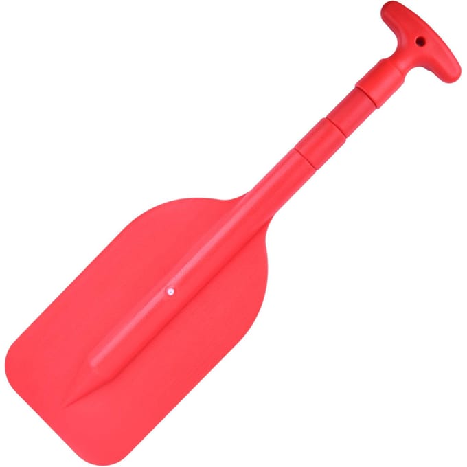 Mini pagaie télescopique, Portable, pliable, réglable, pour bateau rouge
