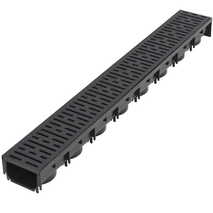 Vidaxl Canaux d'Évacuation, 12 Pièces, Plastique, 12 M