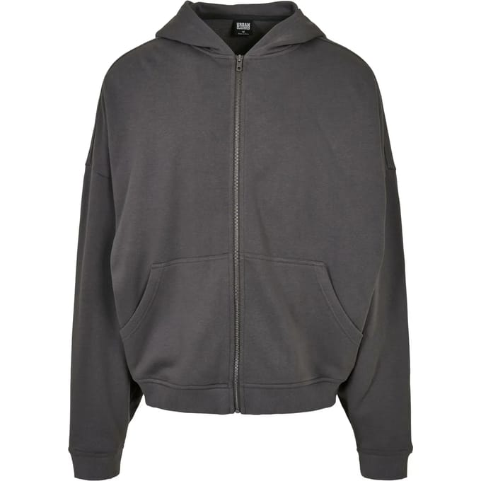 Urban Classics 90's Zip Hoody Darkshadow Taglia: M | Felpe con cappuccio Outlet | Uomo