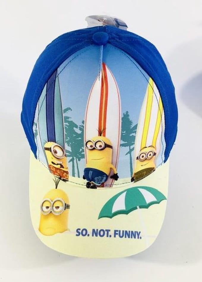 Minions cap - pet - blauw - maat 54 cm (5-8 jaar)