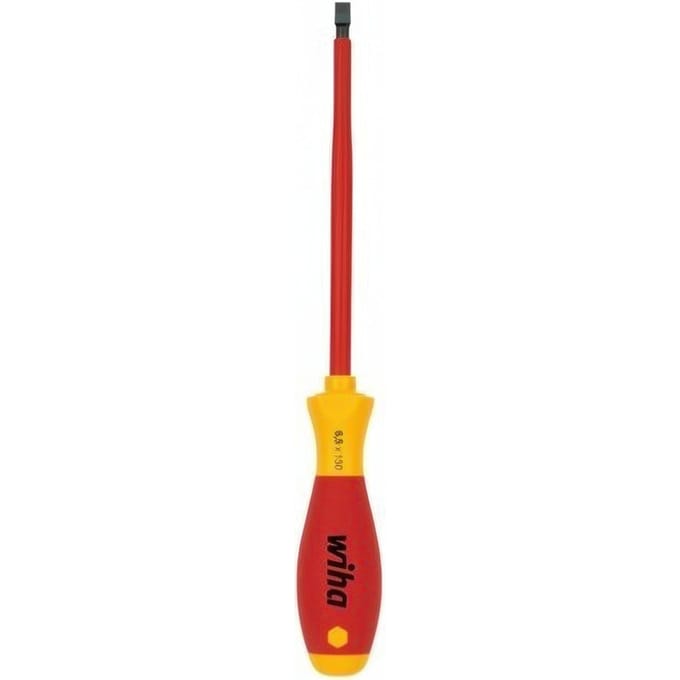 Wiha Softfinish VDE Geteste Schroevendraaier Sleufkop 2,5X75 mm