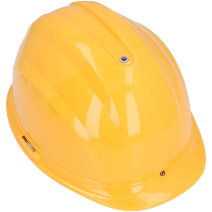 Casque de sécurité avec ventilateur de refroidissement, casque de sécurité industriel rechargeable et amovible, 7 000 mAh yellow