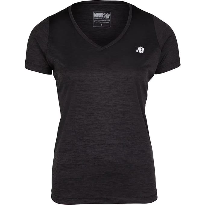Dames-T-shirt met v-hals Gorilla Wear Elmira