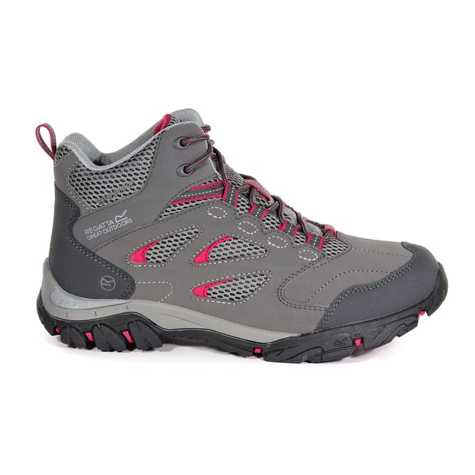 Regatta Dames/dames Holcombe IEP Mid Hiking Boots (Staal/levendig)