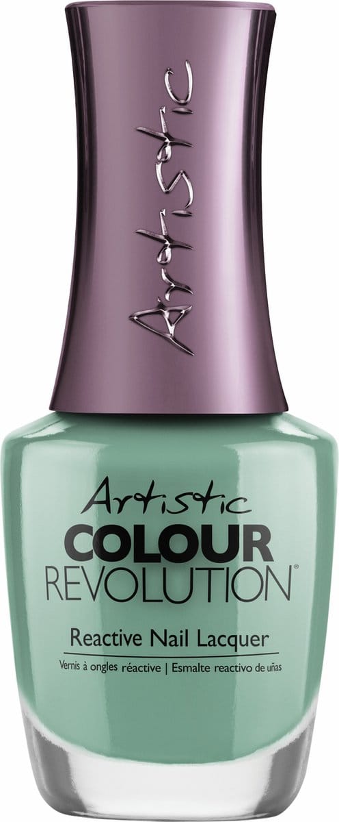 Artistic Nail Design Colour Revolution ' Mystic Mint ' ( Mint-Groen Crème )