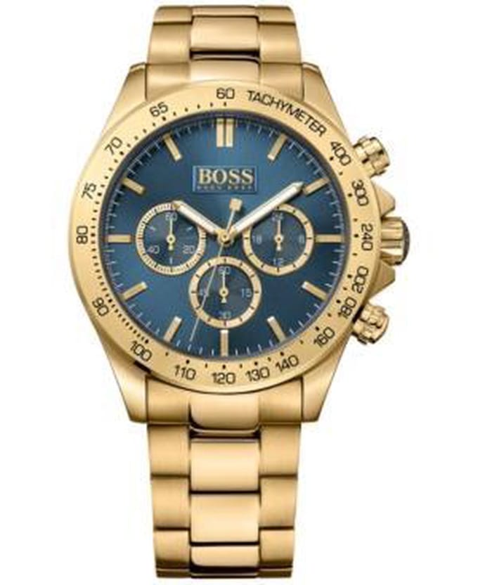 Hugo Boss HB1513340 Horloge - Staal - Goudkleurig - 44 mm
