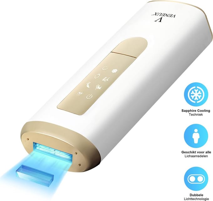 Veneux® Laser Ontharingsapparaat - Ontharingsapparaten - Ontharing - Sapphire Techniek