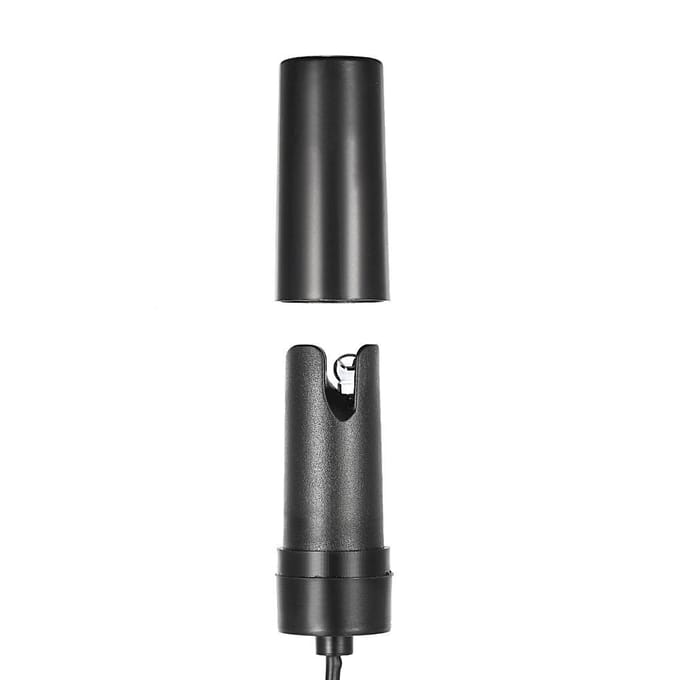 BNC Elektrode Sonde Connector Hydroponische PH Aquarium Controller Meter Nieuw zwart