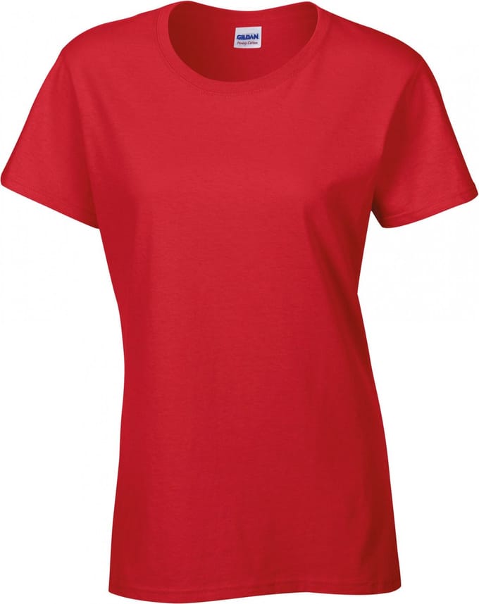 Gildan Heavy Cotton™Semi-fitted Ladies' T-shirt GI5000L - Red - S