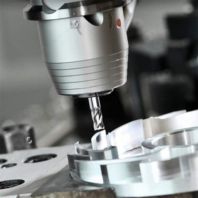 Set van 5 HSS CNC Frezen met Rechte Schacht voor Metaalbewerking