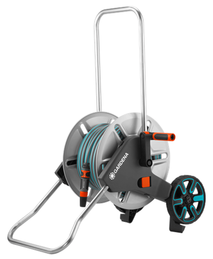GARDENA CleverRoll slangenwagen M Metal set - slang 20m - verstelbare handgreep