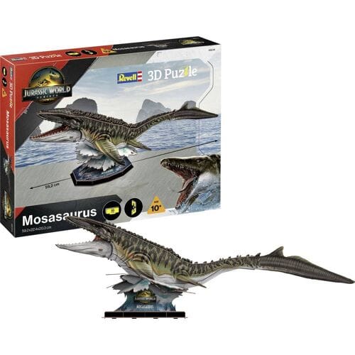 Revell Puzzel - 00244 Jurassic World Rebirth - Mosasaurus - 83 Stukjes - 59,2cm 3D Puzzel