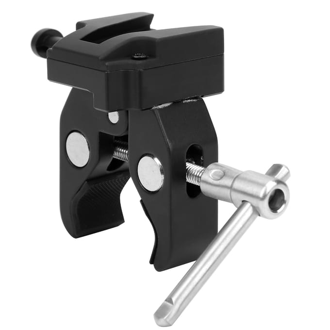 Camera V-Mount Batterijklem Adapterplaat voor Montage op Lichtstatief Bureau black