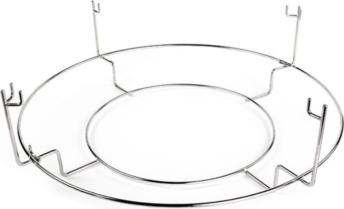 YAKINIKU Multilevel Lift - LARGE - 19 inch - Diameter 47 cm - RVS - Direct & Indirect Grillen - Kamado Accessoire