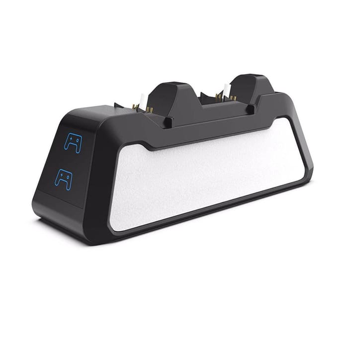 PS5 Controller Opladers met USB-kabel PS5 Controller Stand Dubbel USB Snel Oplaadstation met wit