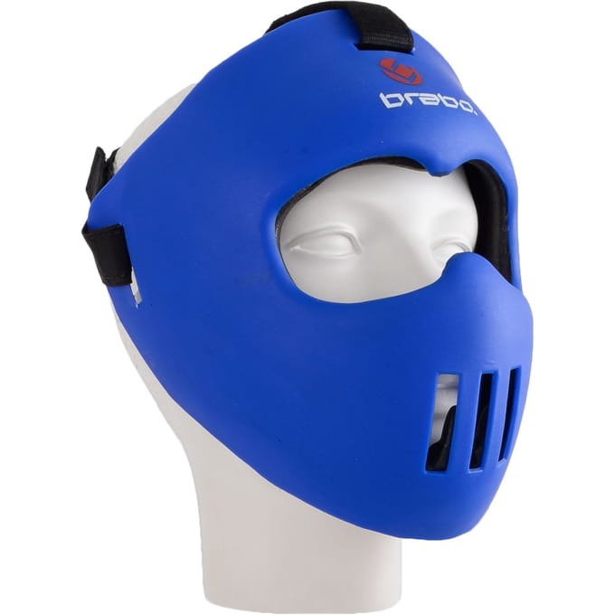 Brabo Brabo Face Mask Jr. Blue Spelersmasker Unisex - Blue