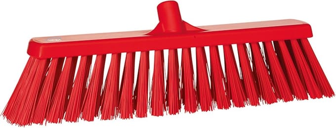 Harde brede bezem | Vikan | Food | Hygiëne | Rood