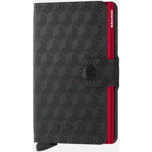 Secrid Miniwallet pasjeshouder optical black-red