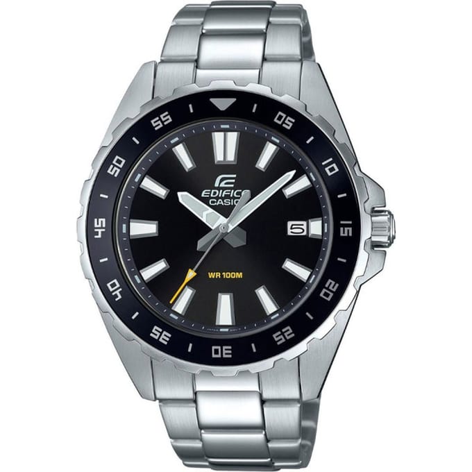 Casio Edifice EFV-130D-1AVUEF Heren Horloge 47mm WR 100mt