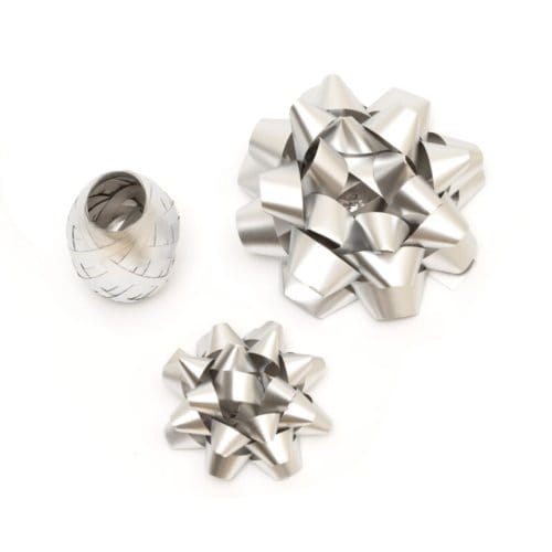 Legami set van strik en lint - zilver