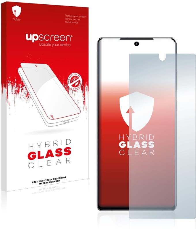 upscreen - Screenprotector voor Samsung Galaxy Note 20 5G - Folie Beschermfolie Beschermglas transparant