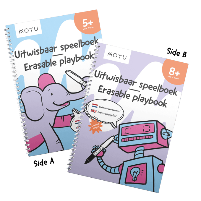 2-in-1 Erasable Kid's Playbook - Softcover / None