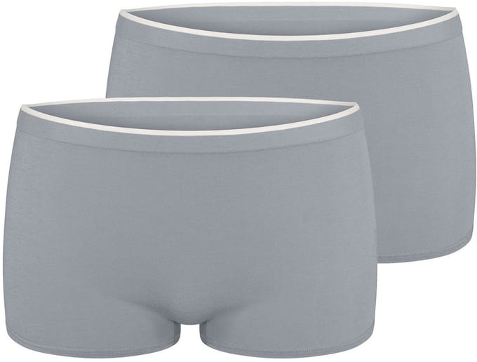 Sloggi Women GO Sense Short (2-pack) - dames boxer - grijs